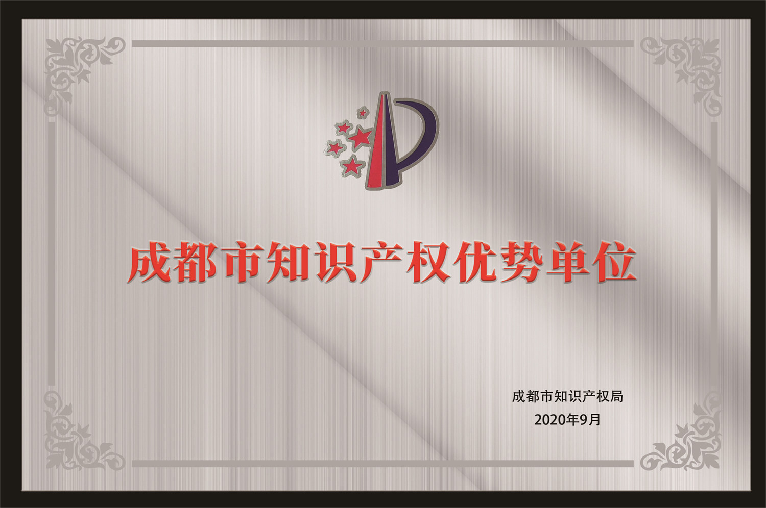 2020成都市知識產(chǎn)權(quán)局授予知識產(chǎn)權(quán)優(yōu)勢單位